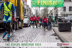 TwoRiversmarathon 2023 start skeelers